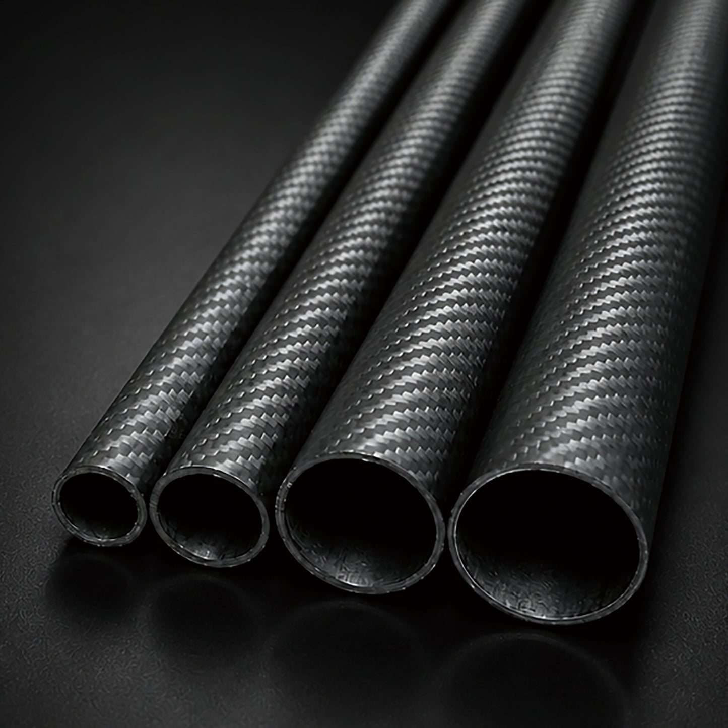 3K 100% Carbon Fiber Roll Wrapped Tube – Glossy/Matte Finish, 500mm Length for Drone & UAV Applications