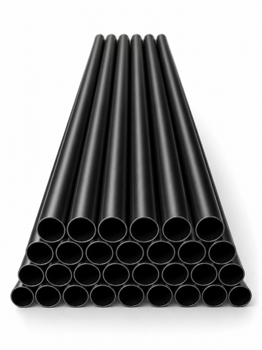 100% Carbon Fiber Tube – Multiple Sizes Available, 500mm Length for Drone & UAV Applications
