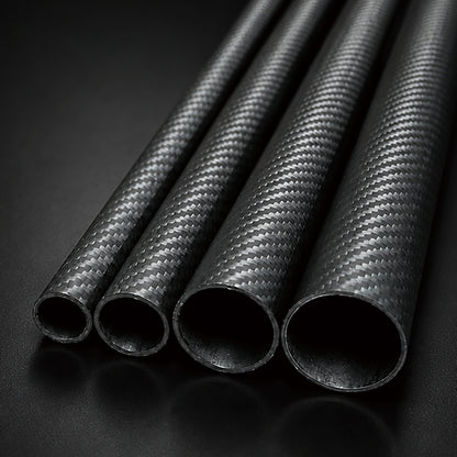 3K 100% Carbon Fiber Roll Wrapped Tube – Glossy/Matte Finish, 500mm Length for Drone & UAV Applications