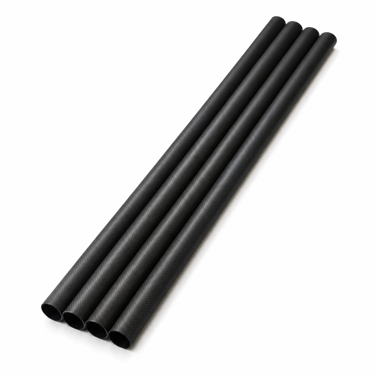 3K 100% Carbon Fiber Roll Wrapped Tube – Glossy/Matte Finish, 500mm Length for Drone & UAV Applications
