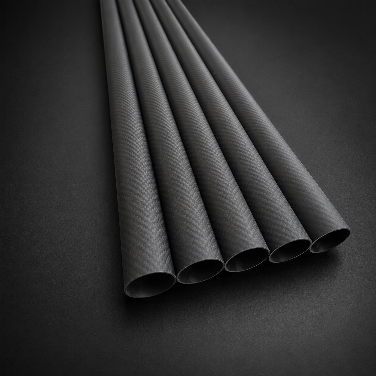 3K 100% Carbon Fiber Roll Wrapped Tube – Glossy/Matte Finish, 500mm Length for Drone & UAV Applications