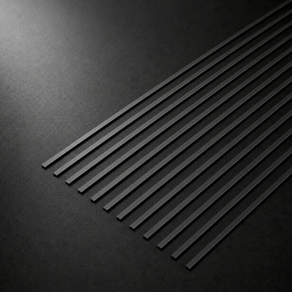 100% Carbon Fiber Flat Strip – Multiple Sizes Available, 500mm Length for Drone & UAV Applications