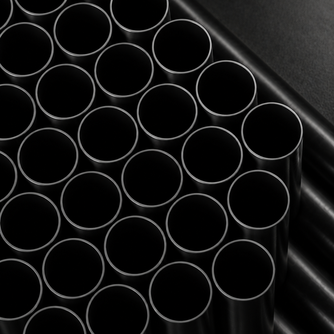 100% Carbon Fiber Tube – Multiple Sizes Available, 500mm Length for Drone & UAV Applications