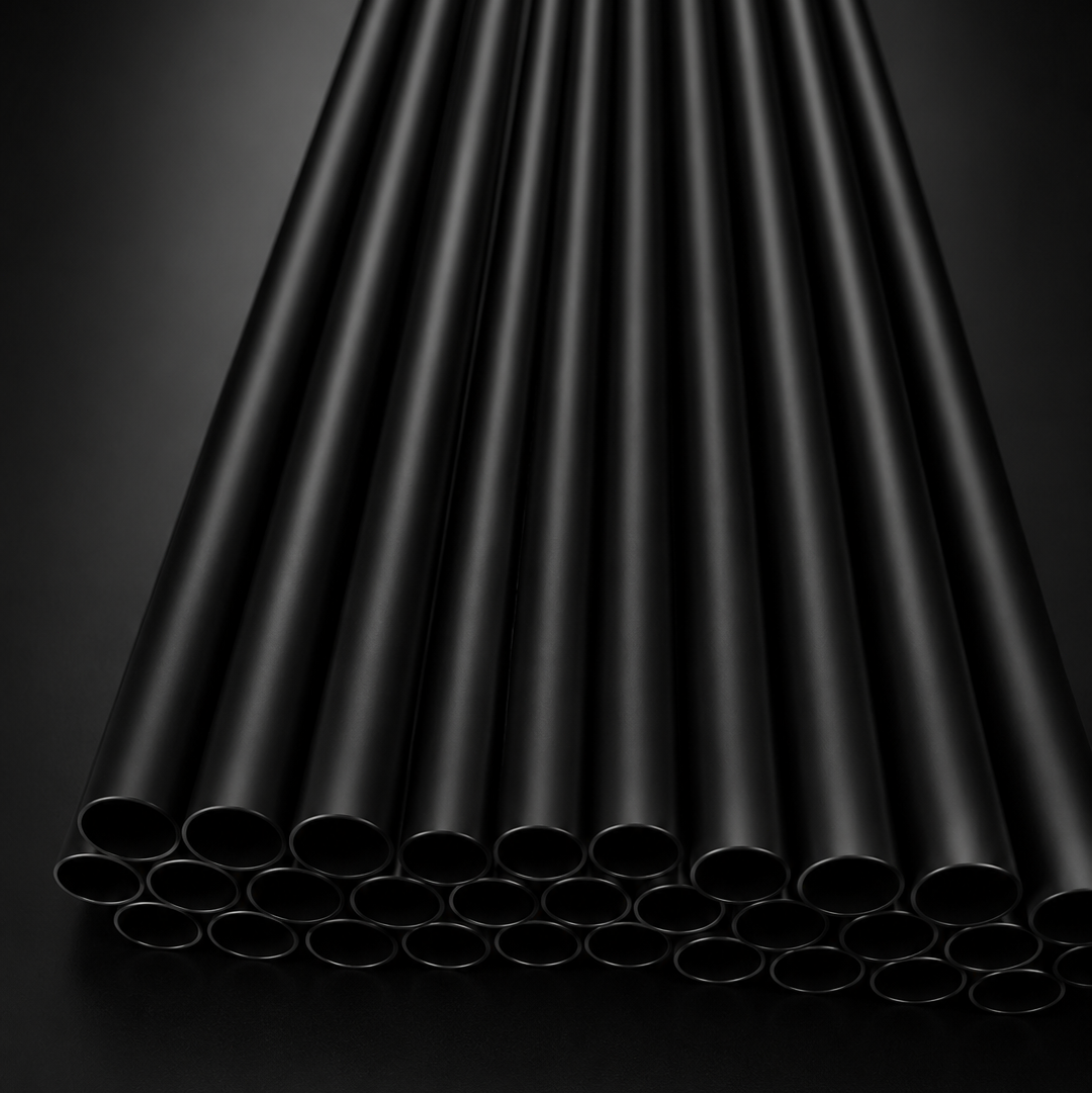 100% Carbon Fiber Tube – Multiple Sizes Available, 500mm Length for Drone & UAV Applications