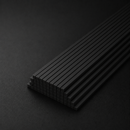 100% Carbon Fiber Square Rod – Multiple Sizes Available, 500mm Length for Drone & UAV Applications