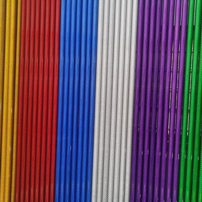 3K 100% Colored Carbon Fiber Tube – Glossy Finish, 500mm Length for Drone & UAV Applications
