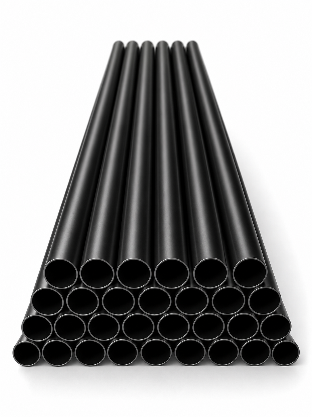 100% Carbon Fiber Tube – Multiple Sizes Available, 500mm Length for Drone & UAV Applications